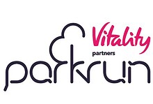 Vitality parkrun logo featuring a stylised cloud and the words 'Vitality' and 'parkrun' in modern fonts.